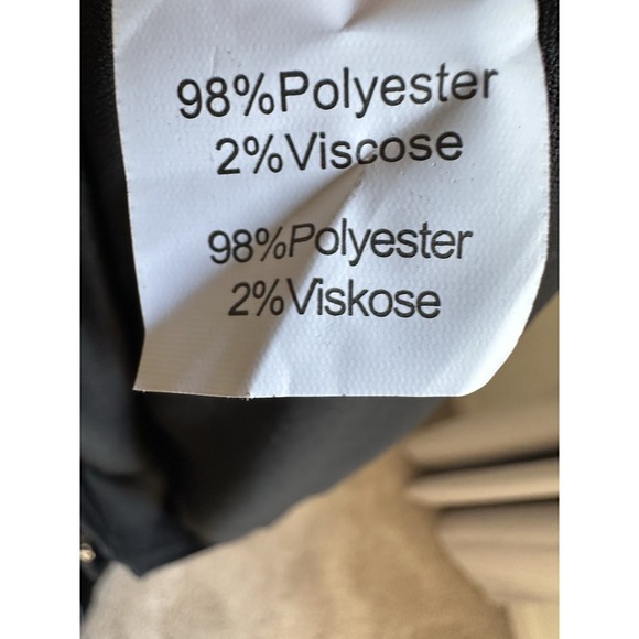 NWT Kate Kasin Long Black Sequin Maxi Dress 2 XS‎ Womens Sleeveless V Neck - Picture 12 of 12